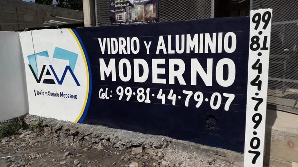 Vidrio y Aluminio Moderno
