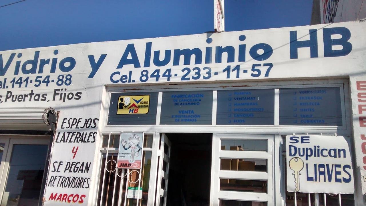 Vidrio y aluminio HB